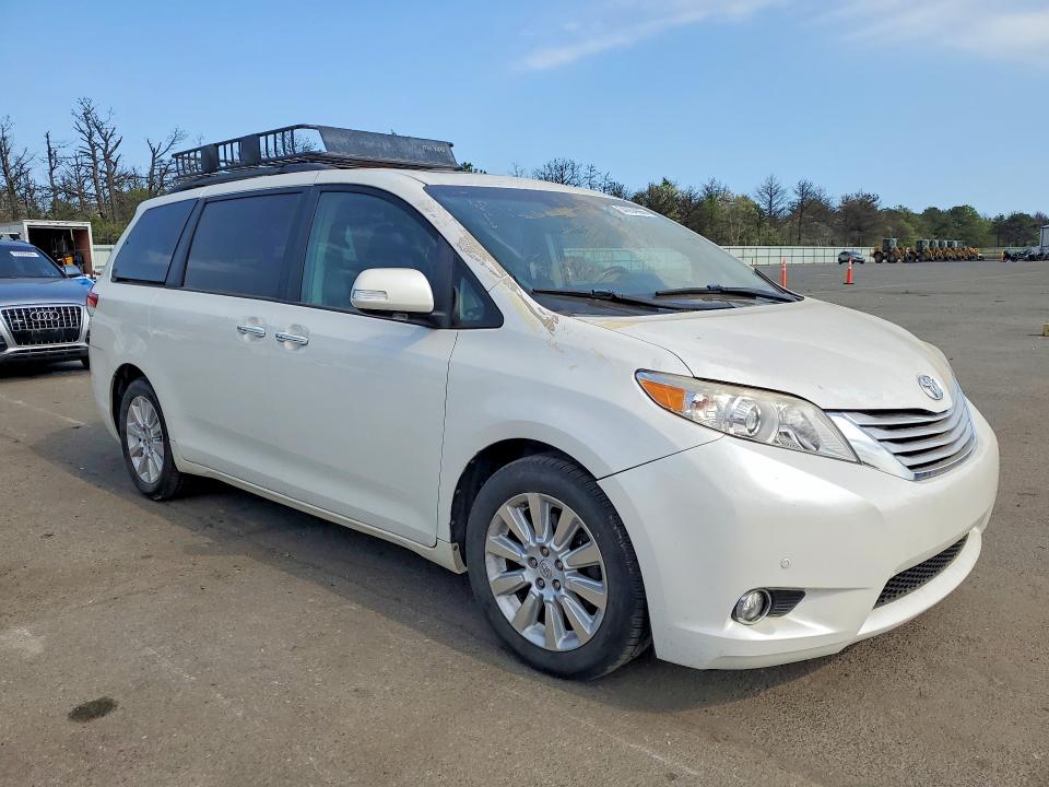 2013 Toyota Sienna VIN 5TDDK3DC7DS050785 COPART salvage auction — REAR END, Oh - Certificate Of Title, sold $5,700 on 2026-07-29 (photo 4)