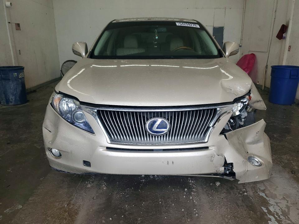 2011 Lexus Rx 450h VIN JTJZB1BA0B2405647 COPART salvage auction — FRONT END, TN - SALVAGE CERTIFICATE, sold $3,000 on 2026-07-16 (photo 5)