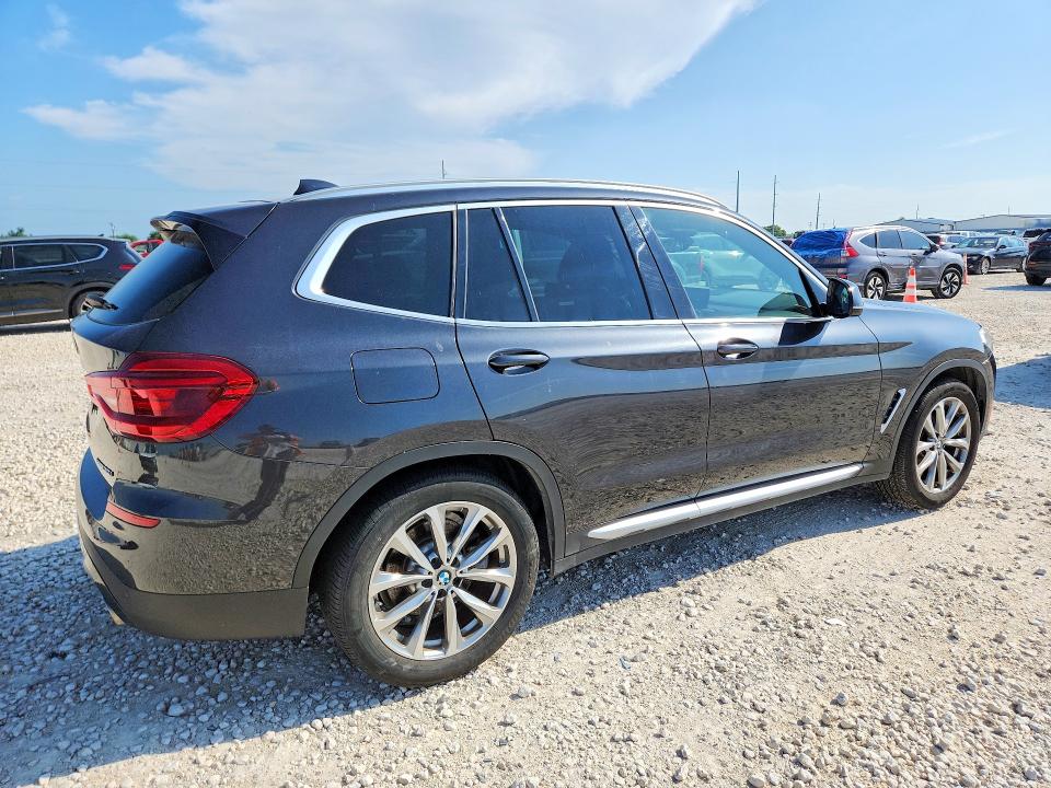 2019 BMW X3 VIN 5UXTR7C55KLF33399 COPART salvage auction — WATER/FLOOD, Tx - Salvage Title-Flood Damage, sold $7,000 on 2026-07-02 (photo 3)