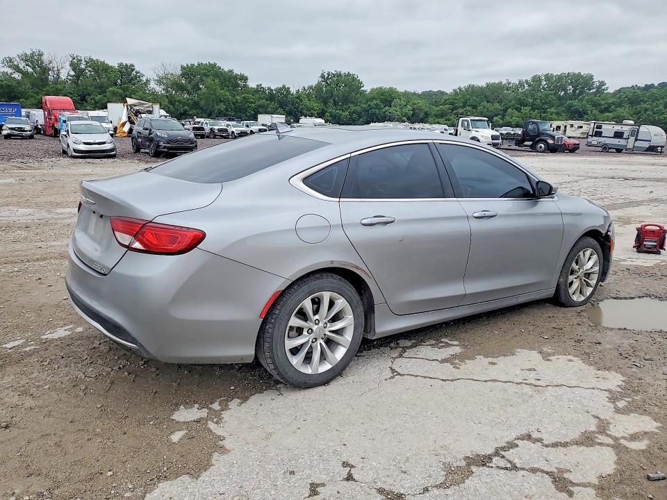 2015 Chrysler 200 VIN 1C3CCCCB2FN633716 COPART salvage auction — FRONT END, Ks - Cert Of Title-Salvage, sold $775 on 2026-07-02 (photo 3)