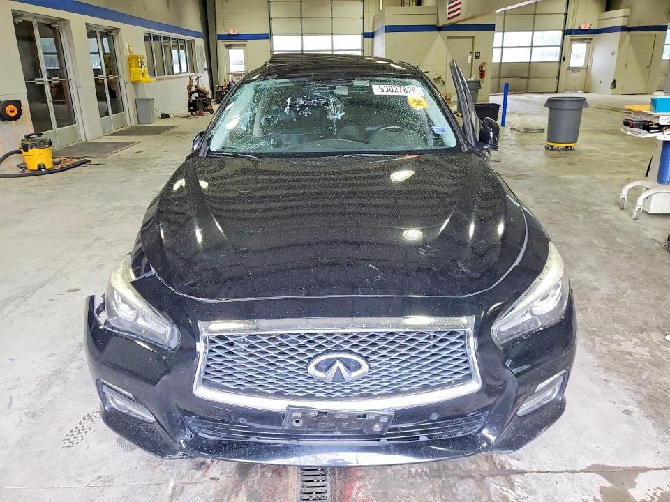 2014 Infiniti Q50 VIN JN1BV7AP8EM692767 COPART salvage auction — ALL OVER, VA - CERT OF TITLE - SALVAGE, sold $600 on 2026-07-17 (photo 5)