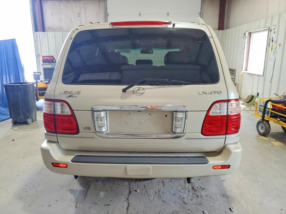 2004 Lexus Lx 470 VIN JTJHT00W643546804 COPART salvage auction — FRONT END, Wv - Certificate Of Title (P), sold $7,000 on 2026-07-27 (photo 6)