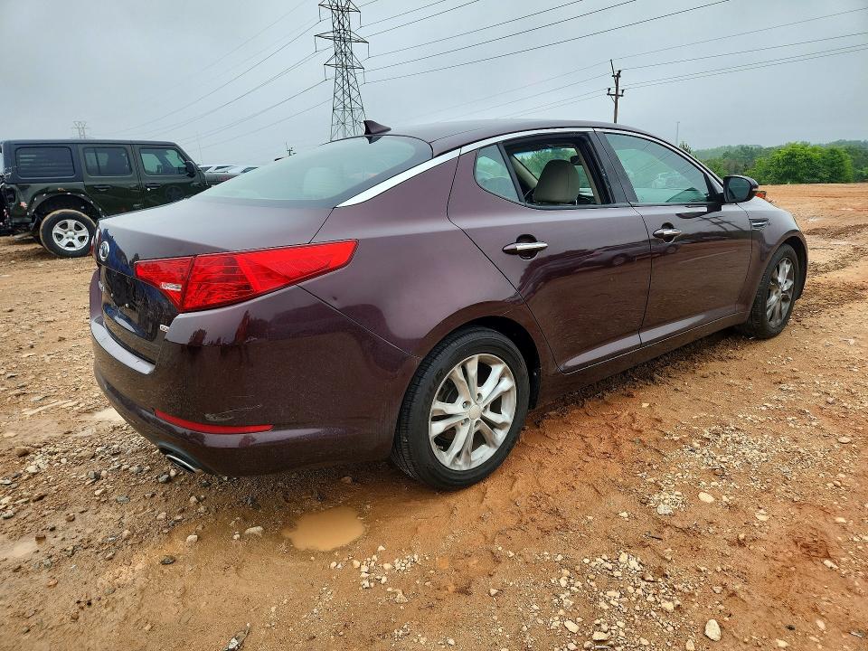 2012 Kia VIN 5XXGM4A75CG047226 COPART salvage auction — VANDALISM, Nc - Salvage Certificate Of Title, sold $825 on 2026-07-20 (photo 3)