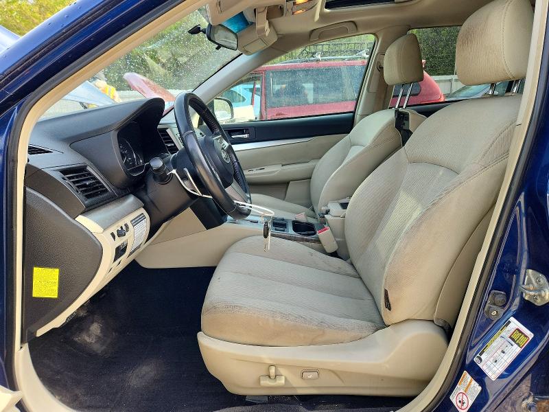 2010 Subaru Outback VIN 4S4BRBGC0A3372623 COPART salvage auction — HAIL, Mo - Salvage Certificate Of Title, sold $70 on 2026-07-28 (photo 7)