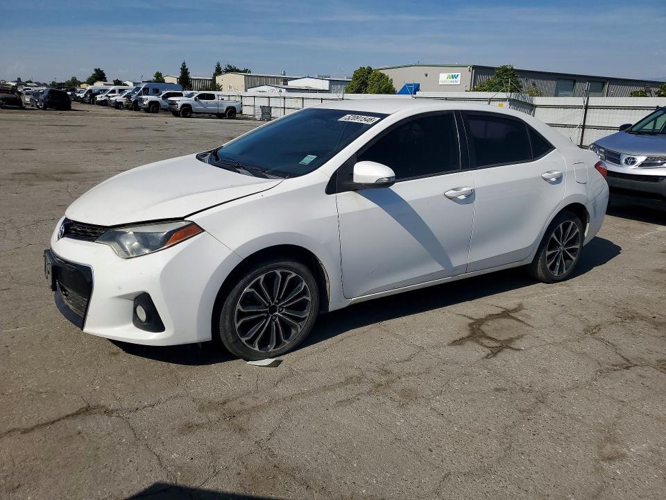 2015 Toyota Corolla VIN 5YFBURHE2FP205710 COPART salvage auction — MECHANICAL, Ca - App For Dup Clean Or Ac, sold $2,050 on 2026-07-06 (photo 1)