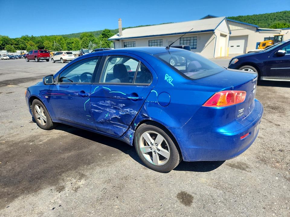 2009 Mitsubishi Lancer VIN JA3AU26U69U045155 COPART salvage auction — SIDE, Pa - Certificate Of Salvage, sold $675 on 2026-07-07 (photo 2)