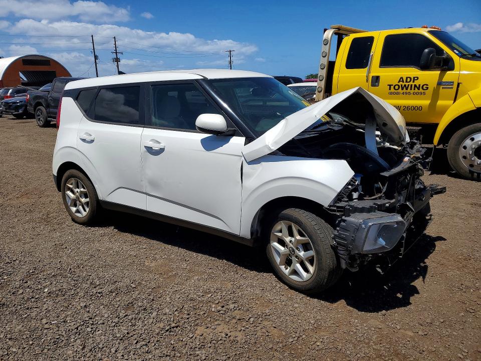 2021 Kia VIN KNDJ23AU5M7789356 COPART salvage auction — FRONT END, Hi - Certificate Of Salvage, sold $1 on 2026-07-20 (photo 4)
