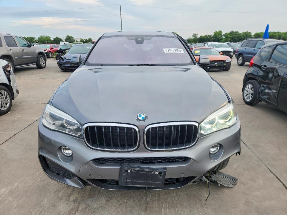 2019 BMW X6 VIN 5UXKU0C59K0S97436 COPART salvage auction — FRONT END, Tx - Certificate Of Title, sold $12,600 on 2026-07-30 (photo 5)