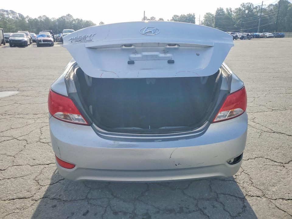 2017 Hyundai Accent VIN KMHCT4AE8HU175375 COPART salvage auction — REAR END, Ga - Cert Of Title-Salvage, sold $1,000 on 2026-07-27 (photo 6)