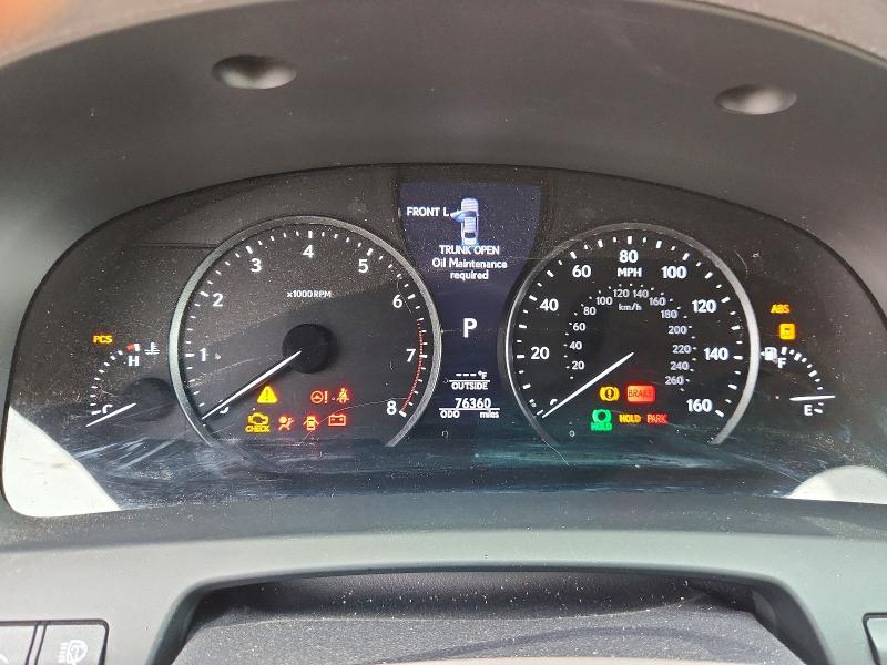 2017 Lexus Ls VIN JTHGL5EF8H5057950 COPART salvage auction — FRONT END, Tx - Salvage Vehicle Title, sold $2,499 on 2026-07-28 (photo 9)