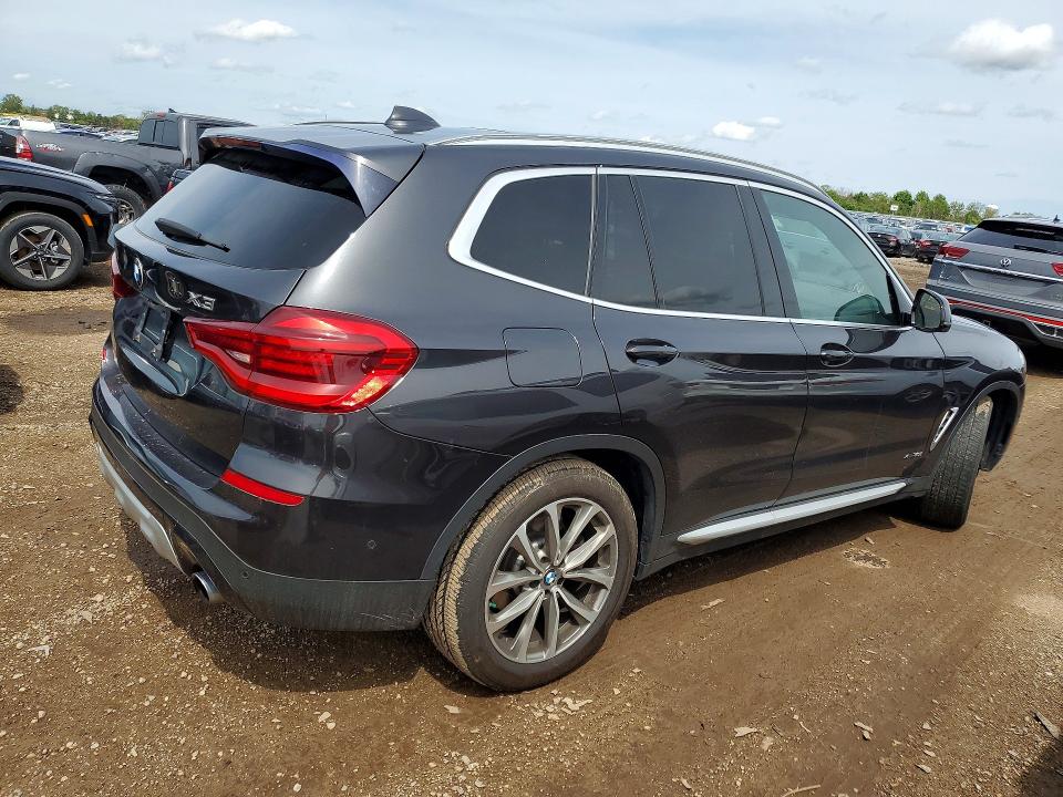 2018 BMW X3 VIN 5UXTR9C53JLD61948 COPART salvage auction — FRONT END, Il - Salvage Certificate, sold $300 on 2026-07-28 (photo 3)