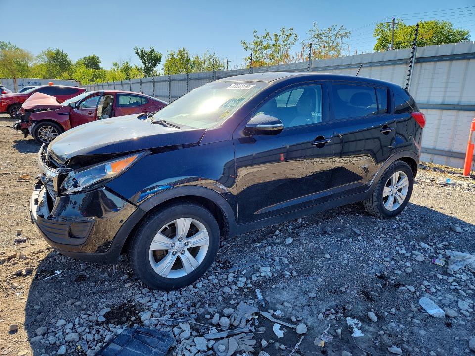 2013 Kia VIN KNDPB3A27D7532935 COPART salvage auction — FRONT END, Il - Salvage Certificate, sold $1,600 on 2026-07-24 (photo 1)