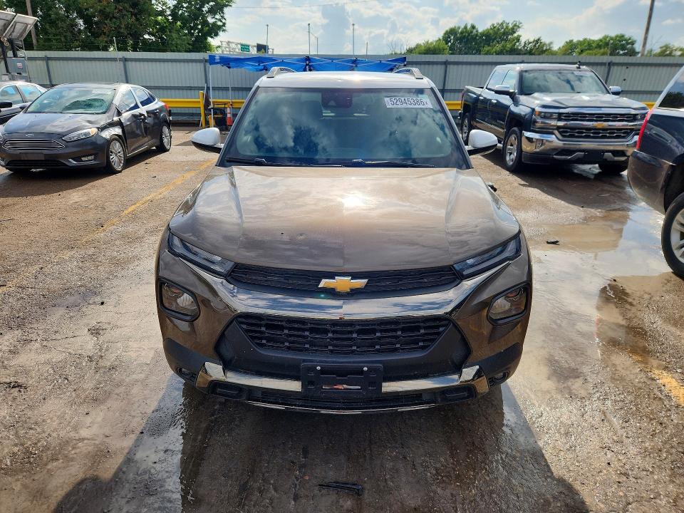 2022 Chevrolet Trailblazer VIN KL79MVSL5NB105321 COPART salvage auction — HAIL, Ks - Cert Of Title-Salvage, sold $7,300 on 2026-07-08 (photo 5)