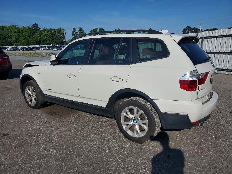 2010 BMW X3 VIN WBXPC9C44AWJ36013 COPART salvage auction — REAR END, Nc - Salvage Certificate Of Title, sold $250 on 2026-07-28 (photo 2)
