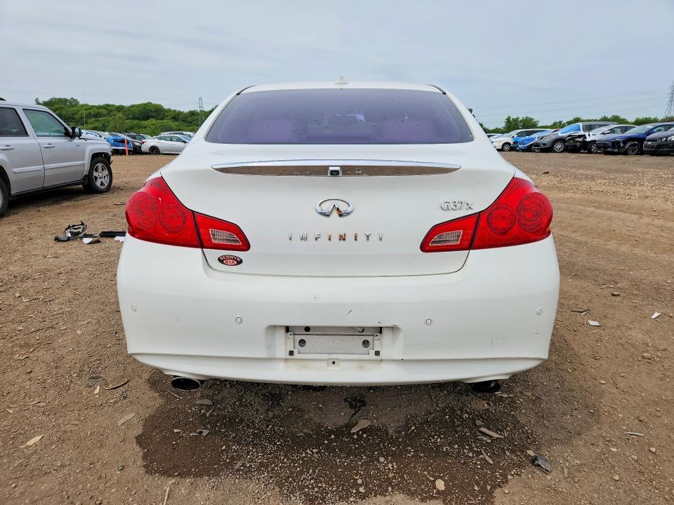2011 Infiniti G VIN JN1CV6AR4BM412130 COPART salvage auction — FRONT END, Il - Salvage Certificate, sold $1,950 on 2026-07-03 (photo 6)