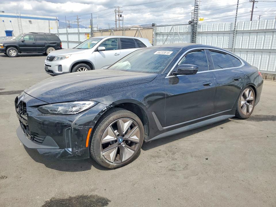 2024 BMW I4 VIN WBY43AW05RFS37324 COPART salvage auction — SIDE, Ca - Salvage Certificate, sold $6,800 on 2026-07-27 (photo 1)