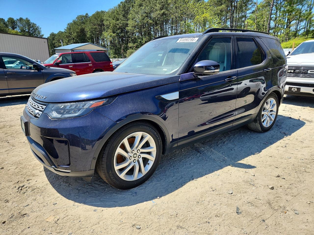 2017 Land Rover Discovery VIN SALRRBBV0HA037338 COPART salvage auction — Mechanical, DE - CERTIFICATE OF TITLE, sold $1,650 on 2026-07-03 (photo 1)