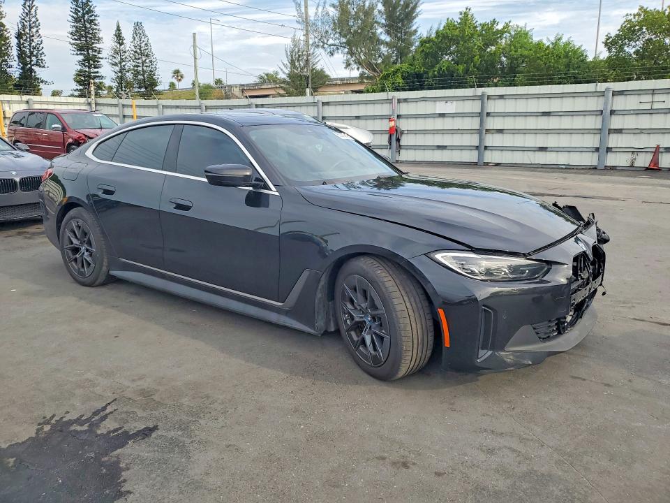 2023 BMW I4 VIN WBY43AW04PFR43469 COPART salvage auction — FRONT END, Fl - Cert Of Title Slvg Rebuildable, sold $11,800 on 2026-07-08 (photo 4)