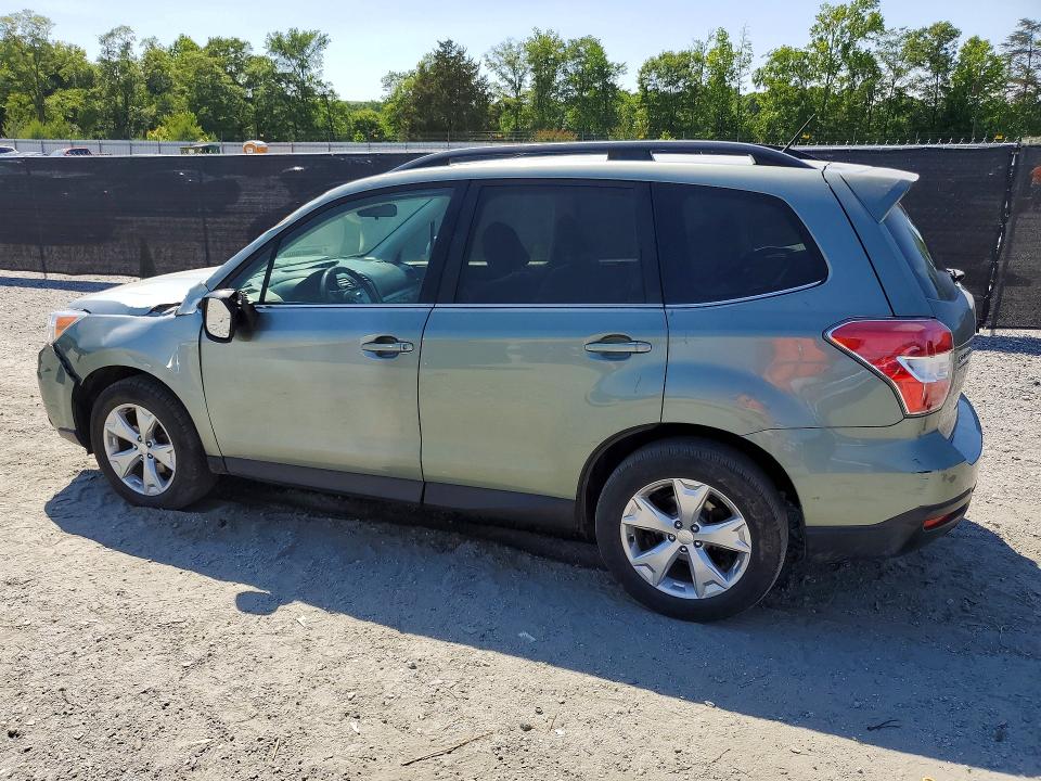 2014 Subaru Forester VIN JF2SJAHC3EH539796 COPART salvage auction — FRONT END, Sc - Cert Of Title-Salvage, sold $1,800 on 2026-07-06 (photo 2)