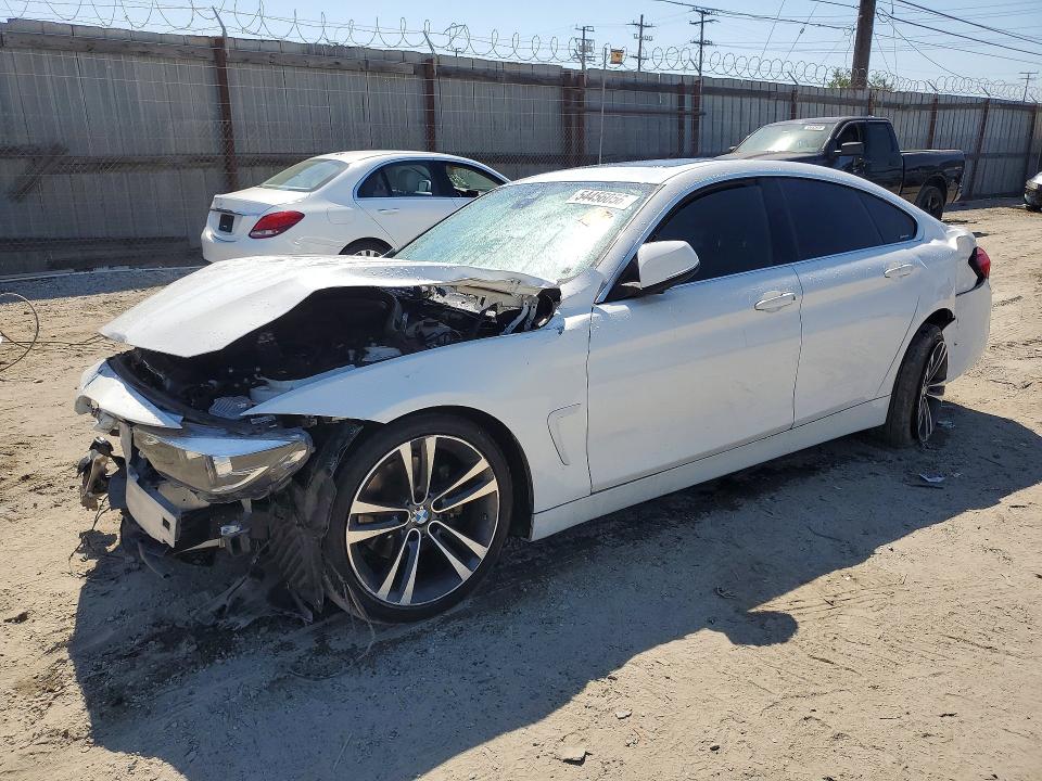 2020 BMW 4 series VIN WBA4J1C03LCD76047 COPART salvage auction — FRONT END, Ca - Acq Bos - Post Sale - Salvage, sold $2,200 on 2026-07-09 (photo 1)
