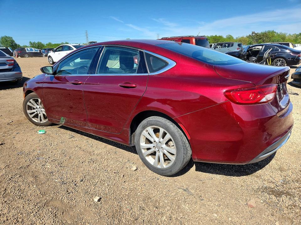 2015 Chrysler 200 VIN 1C3CCCAB9FN749739 COPART salvage auction — FRONT END, Il - Salvage Certificate, sold $225 on 2026-07-03 (photo 2)