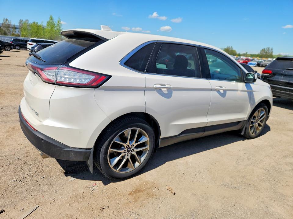 2015 Ford Edge VIN 2FMTK4K81FBB86281 COPART salvage auction — MINOR DENT/SCRATCHES, On - Permit No Brand - Unfit, sold $600 on 2026-07-03 (photo 3)