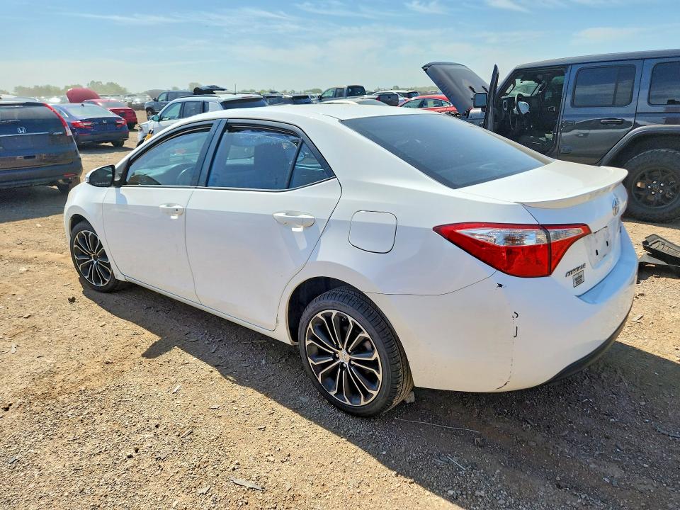 2016 Toyota Corolla VIN 2T1BURHE2GC663152 COPART salvage auction — FRONT END, Il - Salvage Certificate, sold $2,300 on 2026-07-02 (photo 2)