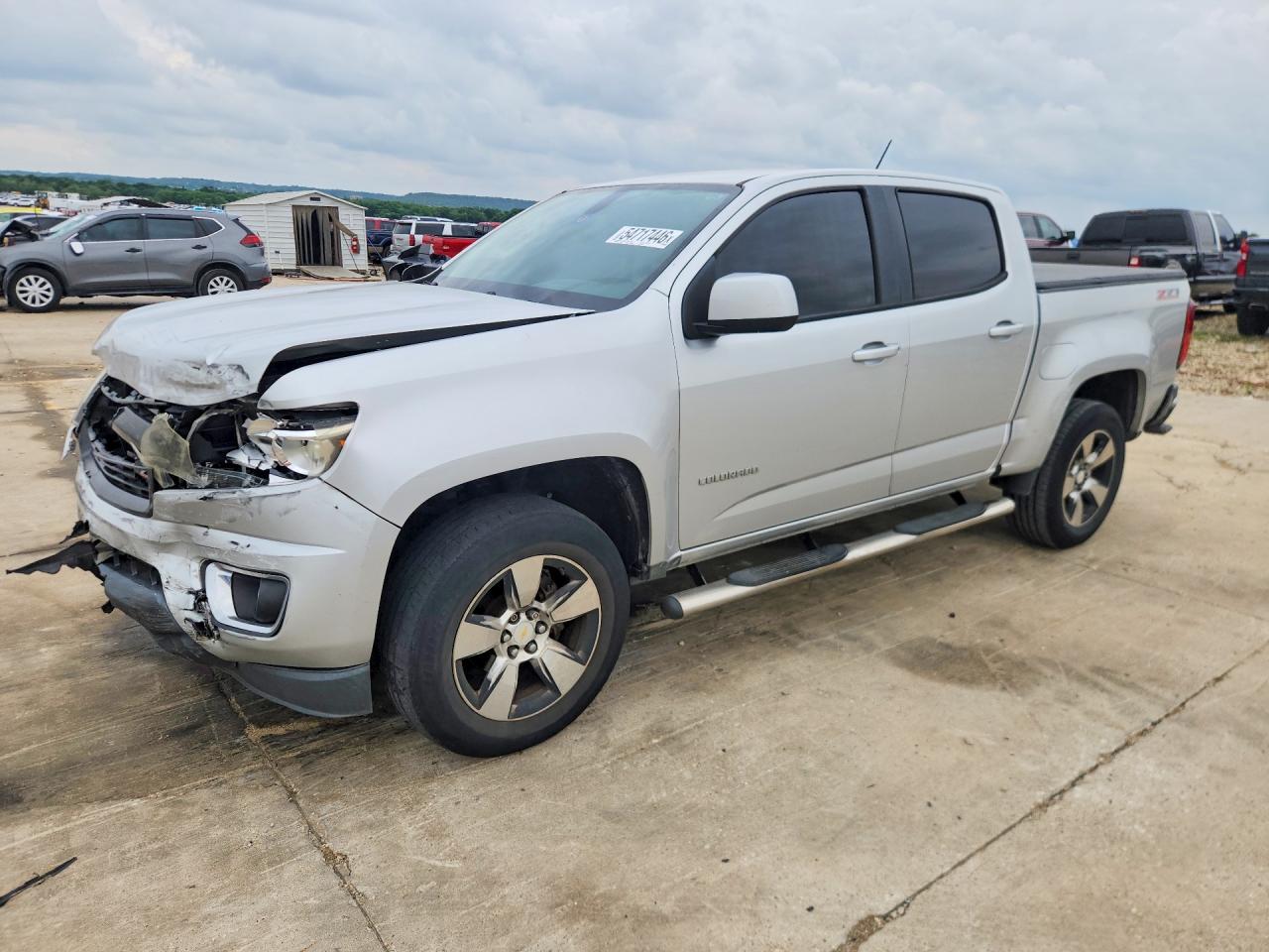 2015 Chevrolet Colorado VIN 1GCGSCE34F1128094 COPART salvage auction — Front End, TX - SALVAGE VEHICLE TITLE, sold $4,300 on 2026-06-25 (photo 1)