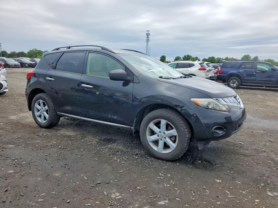 2009 Nissan Murano VIN JN8AZ18W99W128728 COPART salvage auction — FRONT END, Va - Certificate Of Title, sold $325 on 2026-07-02 (photo 4)