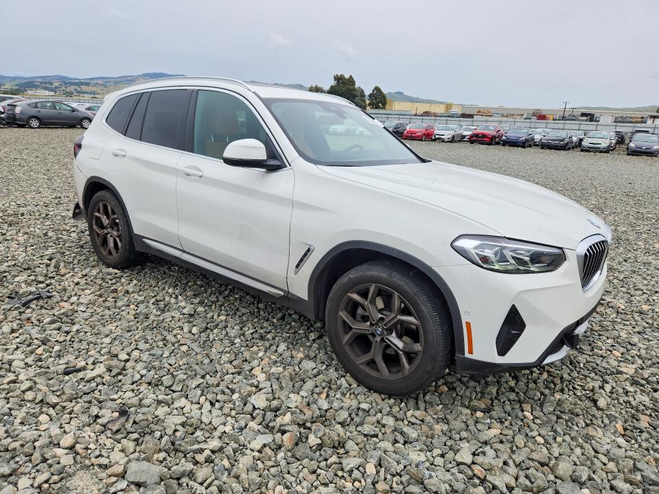 2024 BMW X3 VIN 5UX53DP00R9X42822 COPART salvage auction — REAR END, Ca - Salvage Certificate, sold $21,700 on 2026-07-16 (photo 4)