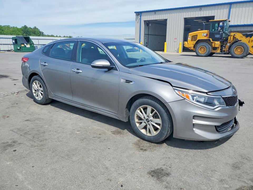 2017 Kia Optima VIN 5XXGT4L37HG156596 COPART salvage auction — FRONT END, Me - Cert Of Title-Salvage Collisio, sold $400 on 2026-07-17 (photo 4)