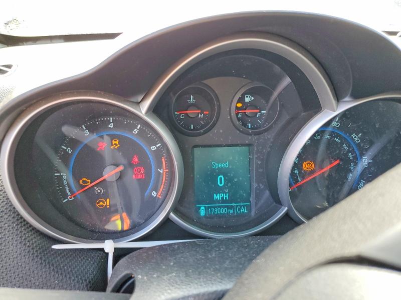 2012 Chevrolet Cruze VIN 1G1PK5SC8C7116659 COPART salvage auction — FRONT END, Nv - Salvage Title, sold $125 on 2026-07-22 (photo 9)