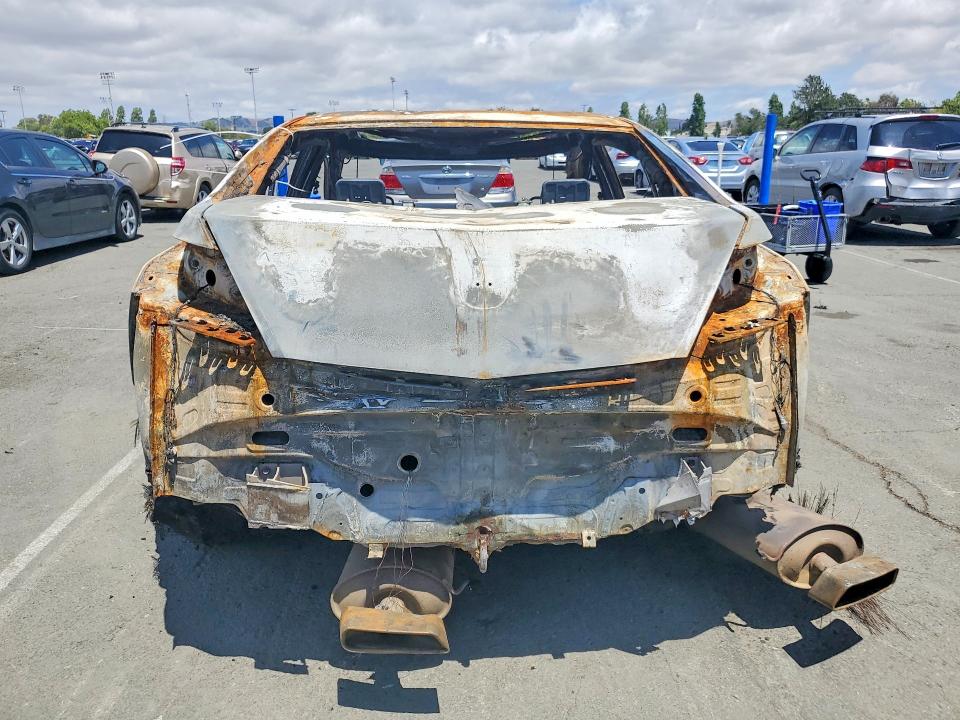 2009 Acura Tl VIN 19UUA86289A000455 COPART salvage auction — BURN, Ca - Non-Repairable Vehicle Cert, sold $10 on 2026-07-31 (photo 6)