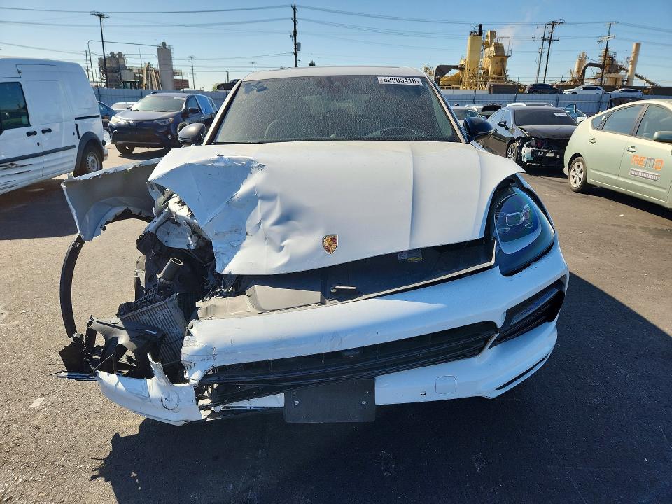 2022 Porsche Cayenne VIN WP1AA2AYXNDA01494 COPART salvage auction — Front End, CA - SALVAGE CERTIFICATE, sold $9,500 on 2026-06-22 (photo 5)
