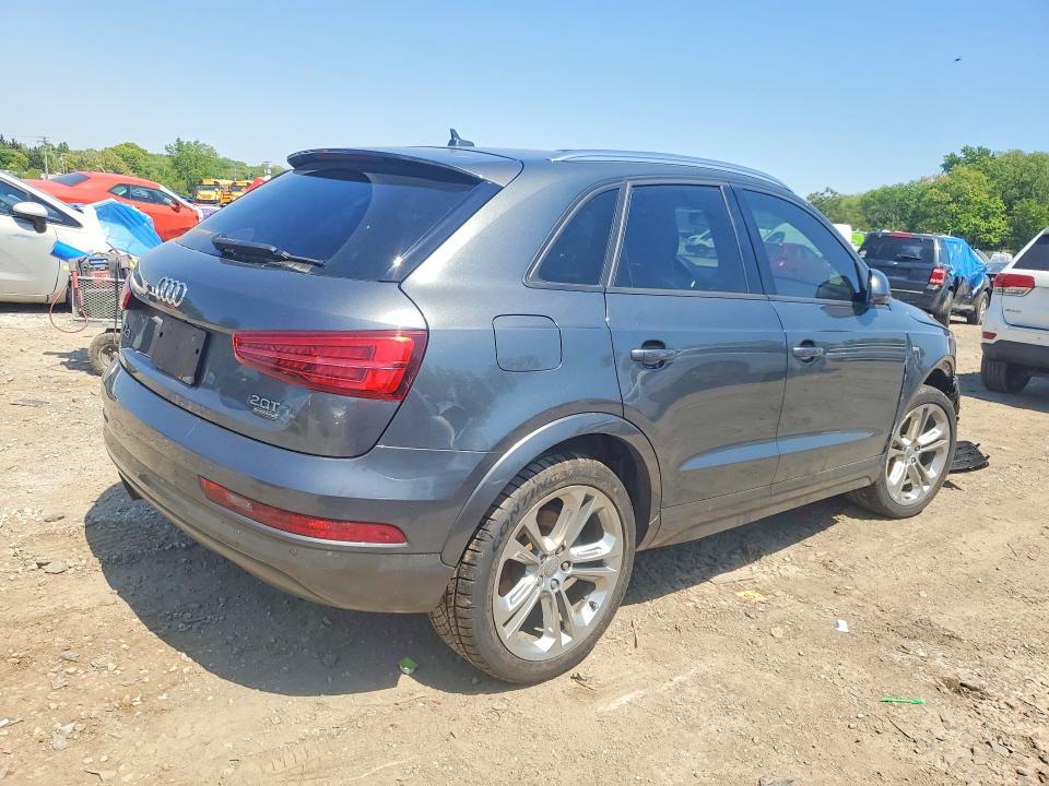 2018 Audi Q3 VIN WA1ECCFS8JR020026 COPART salvage auction — FRONT END, Md - Cert Of Salvage > 75% Damage, sold $1,700 on 2026-07-23 (photo 3)