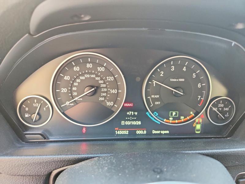 2014 BMW 3 series VIN WBA3B3G50ENR82310 COPART salvage auction — MINOR DENT/SCRATCHES, NC - DEALER ONLY CLEAN TITLE, sold $625 on 2026-07-09 (photo 9)
