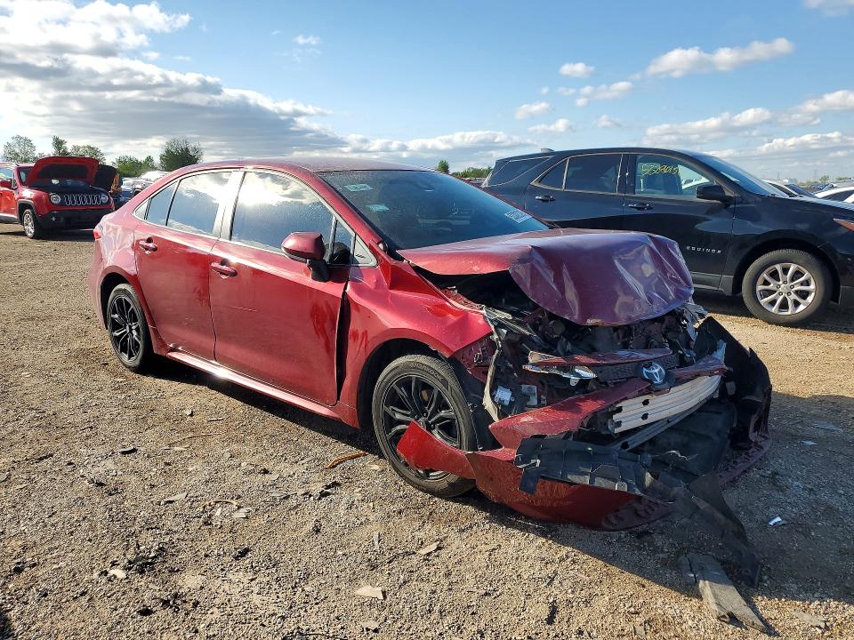2022 Toyota Corolla VIN 5YFEPMAE1NP279183 COPART salvage auction — FRONT END, Il - Salvage Certificate, sold $2,150 on 2026-07-09 (photo 4)