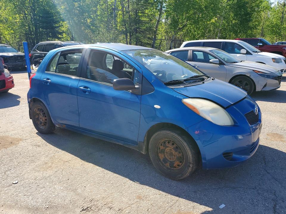 2007 Toyota Yaris VIN JTDKT923375122120 COPART salvage auction — MINOR DENT/SCRATCHES, On - Permit No Brand - Unfit, sold $800 on 2026-07-08 (photo 4)