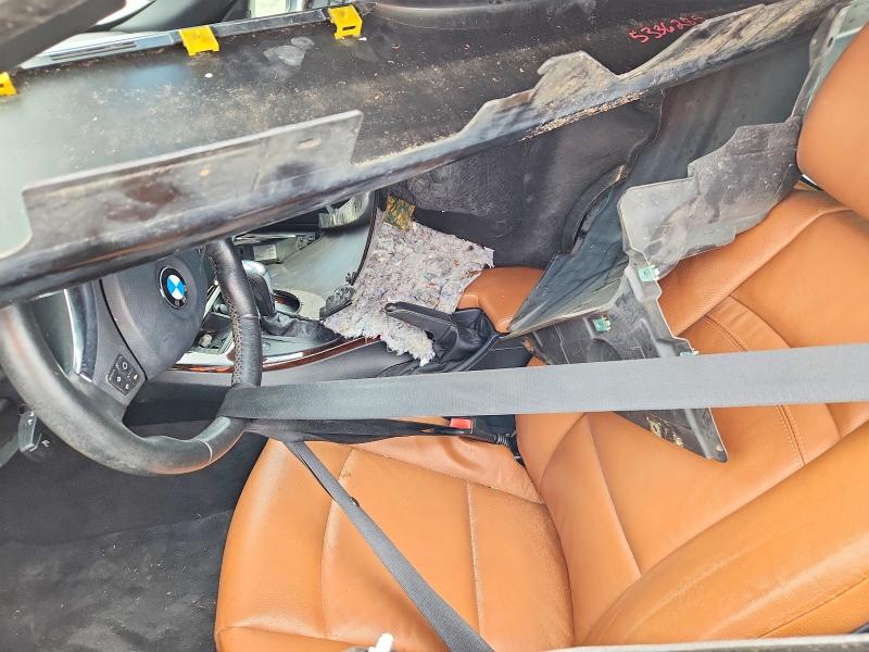 2013 BMW 3er VIN WBADW7C57DE732373 COPART salvage auction — FRONT END, Ga - Cert Of Title-Salvage, sold $2,100 on 2026-07-08 (photo 7)