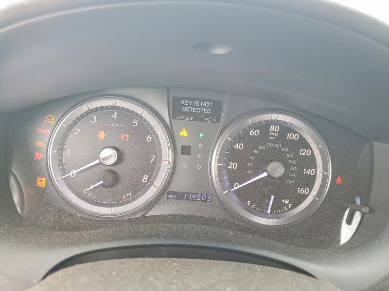 2012 Lexus ES VIN JTHBK1EG4C2495423 COPART salvage auction — SIDE, IL - SALVAGE CERTIFICATE, sold $1,700 on 2026-07-09 (photo 9)