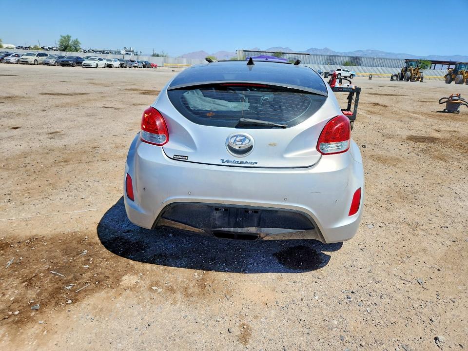 2013 Hyundai Veloster VIN KMHTC6AD5DU157509 COPART salvage auction — FRONT END, AZ - CERT OF TITLE - SALVAGE, sold $250 on 2026-07-17 (photo 6)
