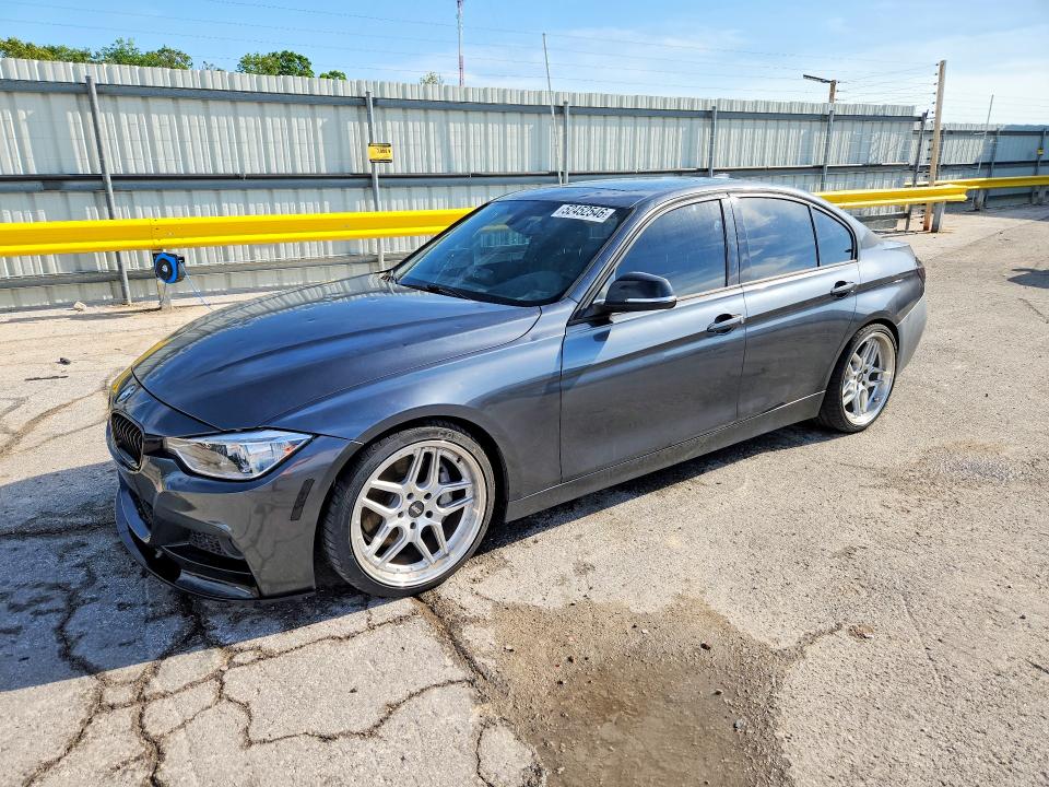 2013 BMW 3 series VIN WBA3A9G51DNP37987 COPART salvage auction — HAIL, Mo - Salvage Certificate Of Title, sold $3,150 on 2026-07-16 (photo 1)