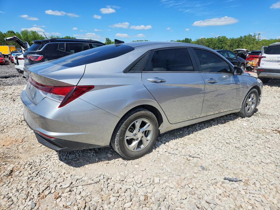 2022 Hyundai Elantra VIN 5NPLL4AG7NH058107 COPART salvage auction — HAIL, Mo - Salvage Certificate Of Title, sold $4,850 on 2026-07-22 (photo 3)