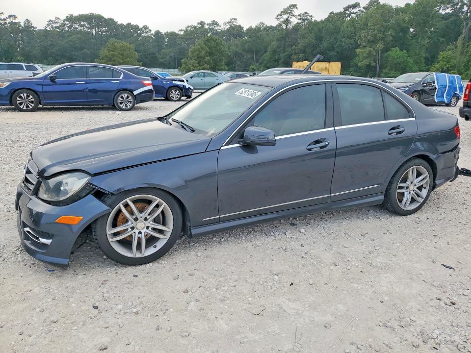 2014 Mercedes-benz C class VIN WDDGF4HB5EG212472 COPART salvage auction — FRONT END, TX - CERTIFICATE OF TITLE, sold $700 on 2026-07-24 (photo 1)