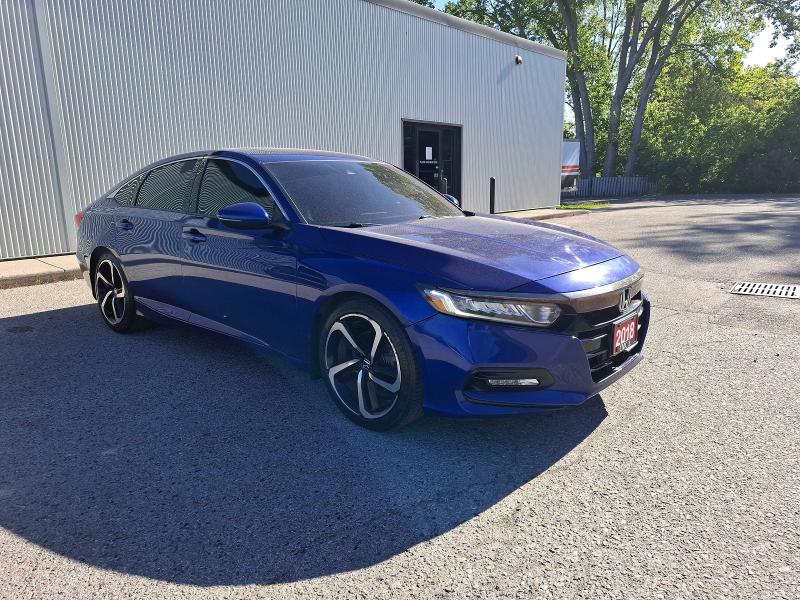 2018 Honda Accord VIN 1HGCV1F37JA811183 COPART salvage auction — MINOR DENT/SCRATCHES, On - Permit No Brand - Unfit (P), sold $10,800 on 2026-07-03 (photo 1)