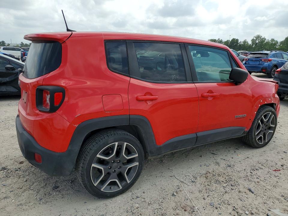 2020 Jeep Renegade VIN ZACNJAAB9LPL76457 COPART salvage auction — FRONT END, Tx - Certificate Of Title, sold $5,100 on 2026-07-17 (photo 3)