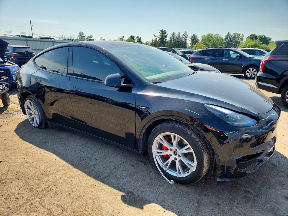 2022 Tesla Model y VIN 7SAYGDEFXNF460068 COPART salvage auction — FRONT END, Fl - Cert Of Title Slvg Rebuildable, sold $12,600 on 2026-07-10 (photo 4)
