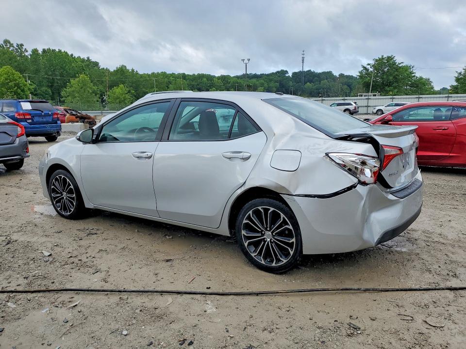 2015 Toyota Corolla VIN 5YFBURHE8FP229266 COPART salvage auction — REAR END, KY - BILL OF SALE/PART ONLY/NO TITL, sold $125 on 2026-07-30 (photo 2)