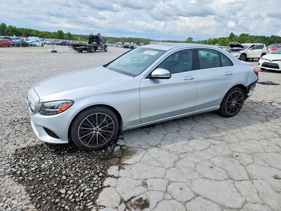 2021 Mercedes-benz C class VIN W1KWF8DBXMR621627 COPART salvage auction — REAR END, Tn - Salvage Certificate, sold $9,900 on 2026-07-07 (photo 1)