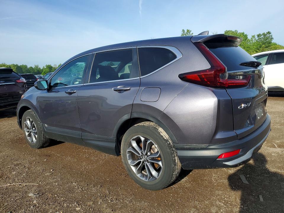 2022 Honda Cr-v VIN 7FARW2H53NE033170 COPART salvage auction — HAIL, Oh - Cert Of Title-Salvage, sold $15,000 on 2026-07-02 (photo 2)
